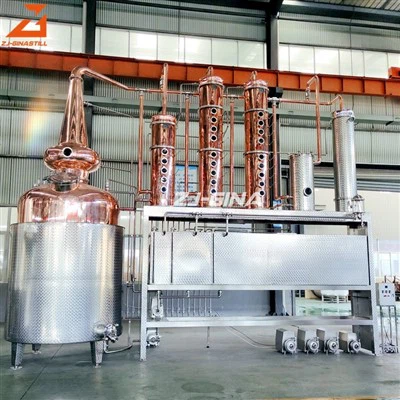 Distiller alkòl pou vodka Brandy wiski